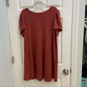 NWT Womens 1x tshirt dress- cable & gauge
